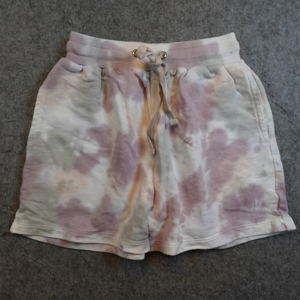 Tularosa Shorts Women Small Pink Tie Dye NWT Talia Sweat Lounge Soft Revolve